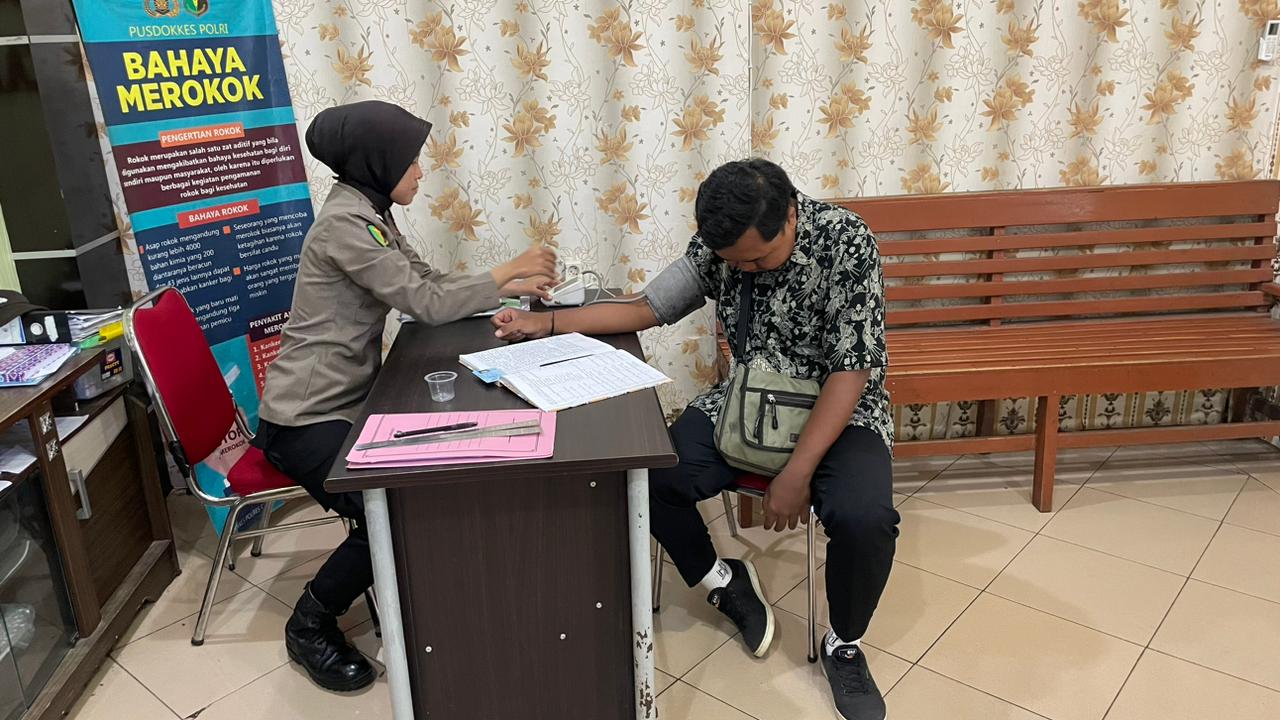 Polresta Cilacap Gelar Pemeriksaan Kesehatan Personel Ops Keselamatan Candi 2026